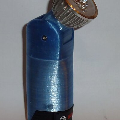 Bosch 12V flashlight with adjustable head