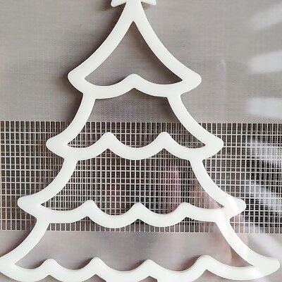 Christmas Tree WindowDoor Sign 2