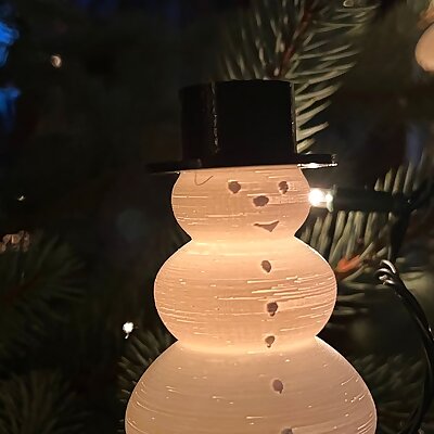 Snowman attachments for chain of lights for Christmas trees