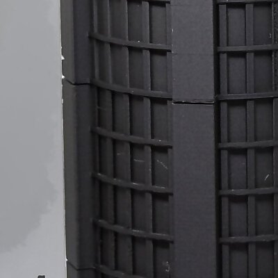 6mm scale Round Skyscraper  Viceroy Tower  BattleTech Compatible