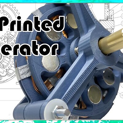 3D printed Generator
