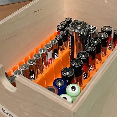 Battery Organizer for IKEA Moppe Drawer