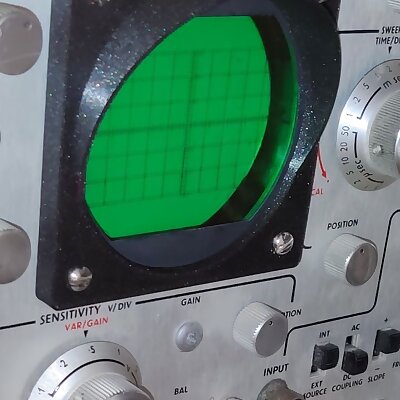 Oscilloscope display cap  Cossor CDU 130