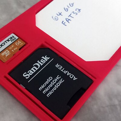 SD card labelling