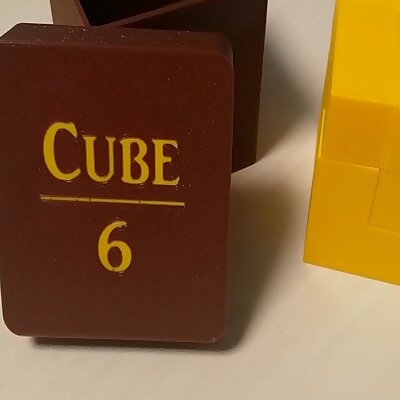 Puzzle Cube with Box