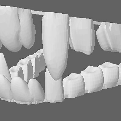 Fursuit teeth  version 1