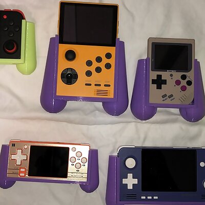 Customizable Handles for Handheld Retro Gaming Systems