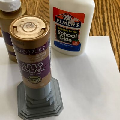 Glue bottle base