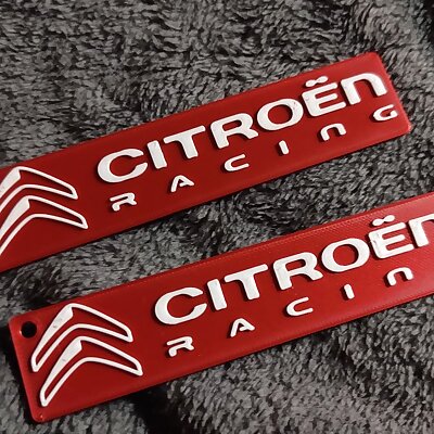 Citroen Racing keychain