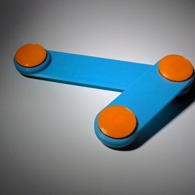 Double Pendulum Fidget Spinner Toy