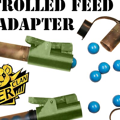 Ten round tube controlled feed adapter