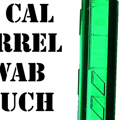 paintball 50 cal barrel swab belt case pouch holder