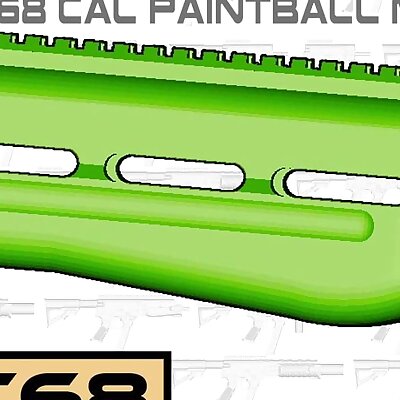 FGC68 LOW rail shroud set paintball magfed