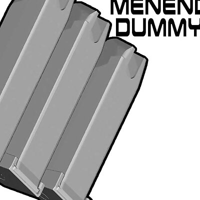 Menendez v2 Dummy mag for GGB airsoft or FGC6