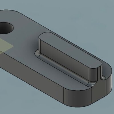 Rotating stop latch