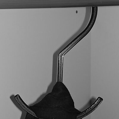 Small hook for clothes rail