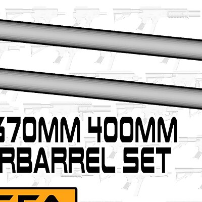OUTDATED FGC6 S AF TEC9 L MKII outer barrel and suppressor setFGC6 S AF 370mm 400mm outer barrel set