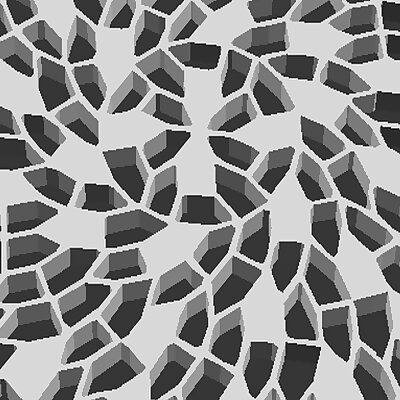 Tessellation Spiral Tilling