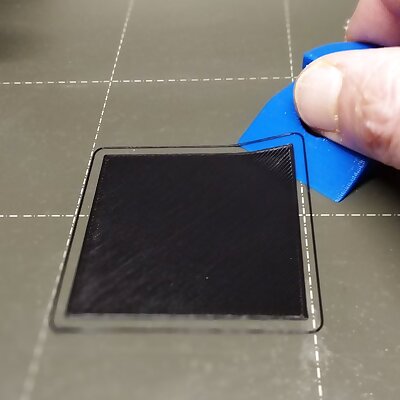 Minimalistic print remove scraper