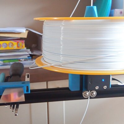Filament holder for CR10v3 with guide