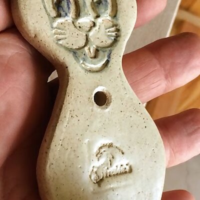 POTTERY BUNNY HOOK STAMP AND FORM