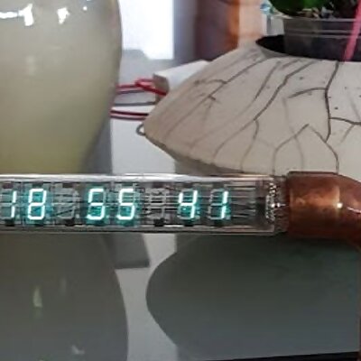 IV18 steampunk VFD nixie clock  Open design challenge !