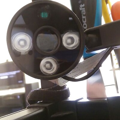 RaspberryPi Cam NoIR with IRLEDs mount for Rigidbot