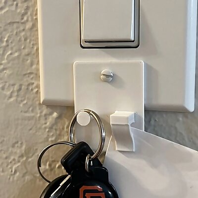 Switch Cover Key Hook and NoteLetter Holder