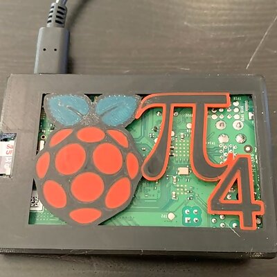 Raspberry Pi 4B Snap Fit Multicolor Case