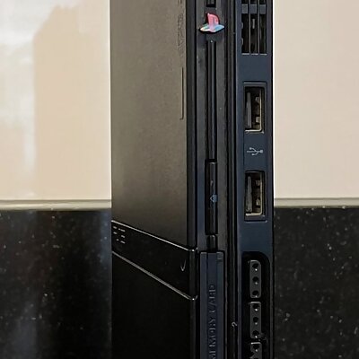PS2 Slim vertical stand with Memory Card slot