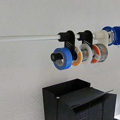 Wall shelf cable spool holder for Element System CLASSIC shelves
