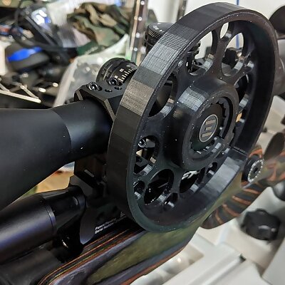 Parallax Wheel for an Airgun Scope Element Helix