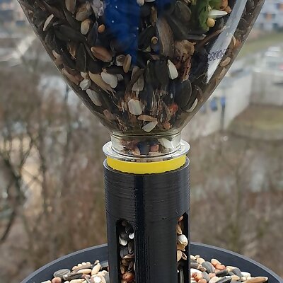 PET bottle bird feeder