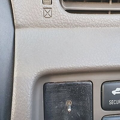 Toyota Avanza 2008 button panel