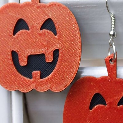 Cute Halloween Pumpkin Earrings