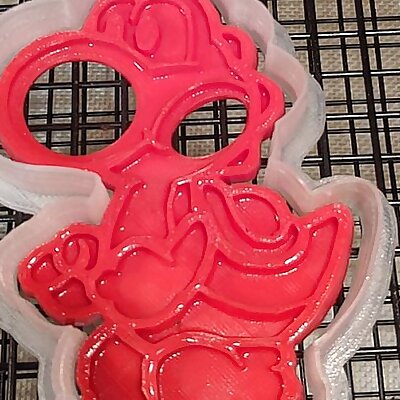 Yoshi Cookie Cutter with Press