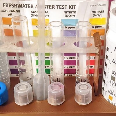 Aquarium water test kit holder  rack