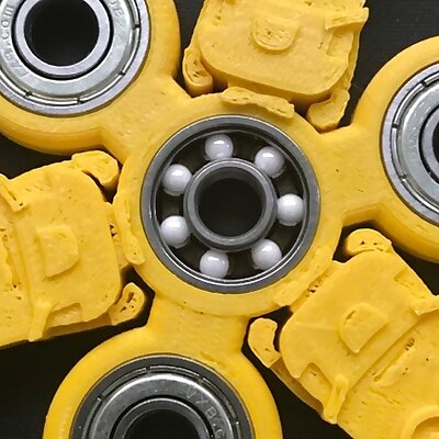 Minion Fidget Spinner with bearing weights