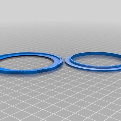 3DPrinted ScrewIn Lens Filter Holder 67mm Remix