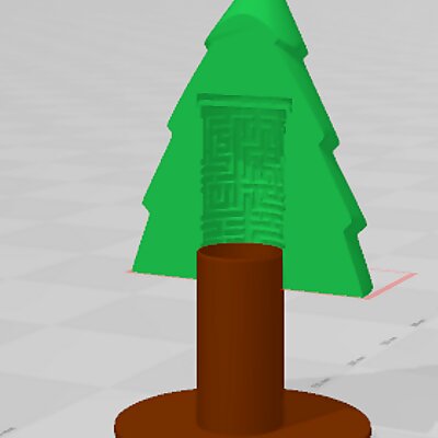 Maze christmas tree