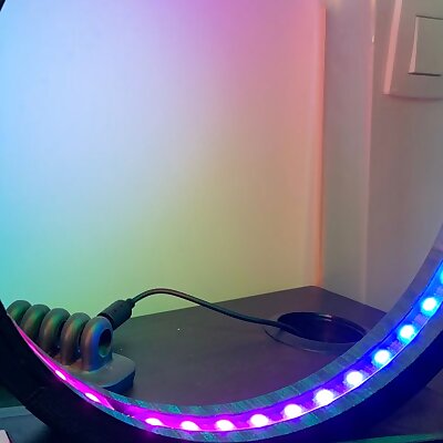 Circular RGB lamp