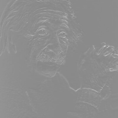 Albert Einstein Lithophane