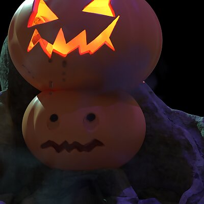 Spooky Pumpkin Fountain