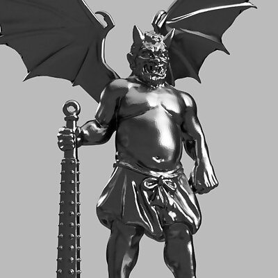 28mm Demon Prince Stand In w Wings