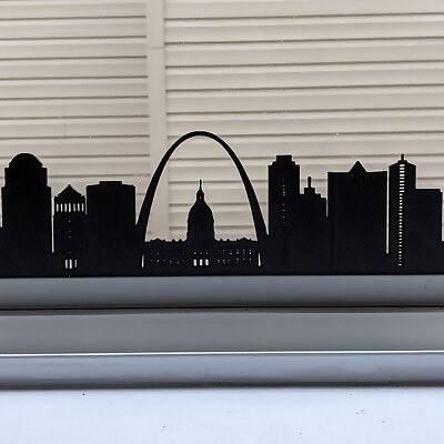 St Louis Skyline Silhouette