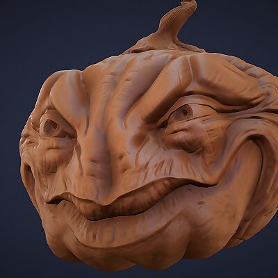 Creepy Pumpkin Jackolantern sculpt