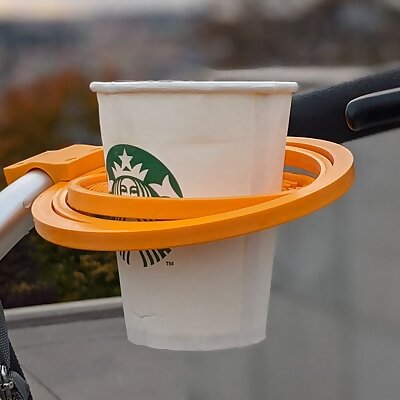 Selfleveling cup holder for TFK stroller