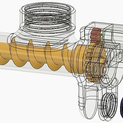 Automatic Fish Feeder with gear solution