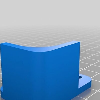 Square extruder switch fan support