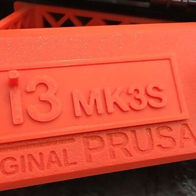Prusa i3 MK3S LCD Logo Cover Plate